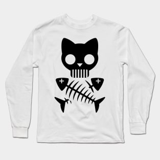 Cat skeleton Long Sleeve T-Shirt